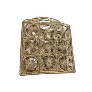 LUXCHILAS Suns Large Iraca Straw Bag in Natural